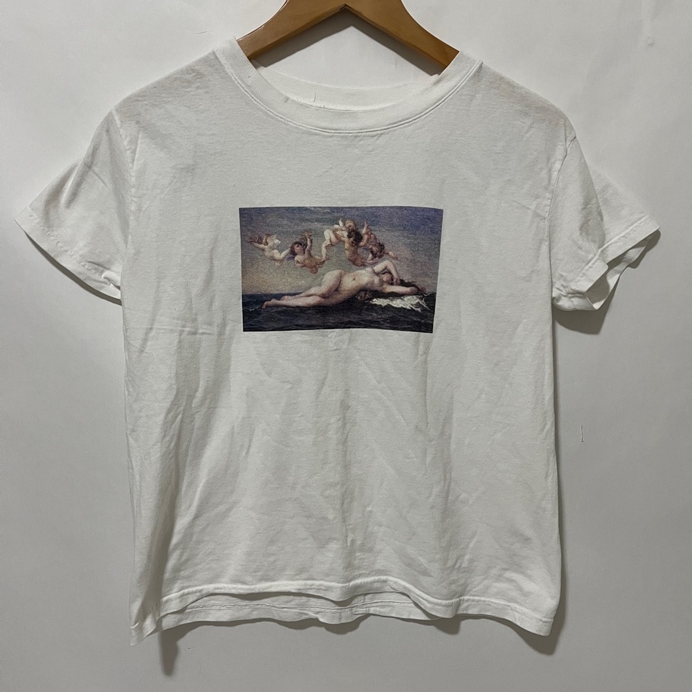 Brandy Melville White Cotton Tee